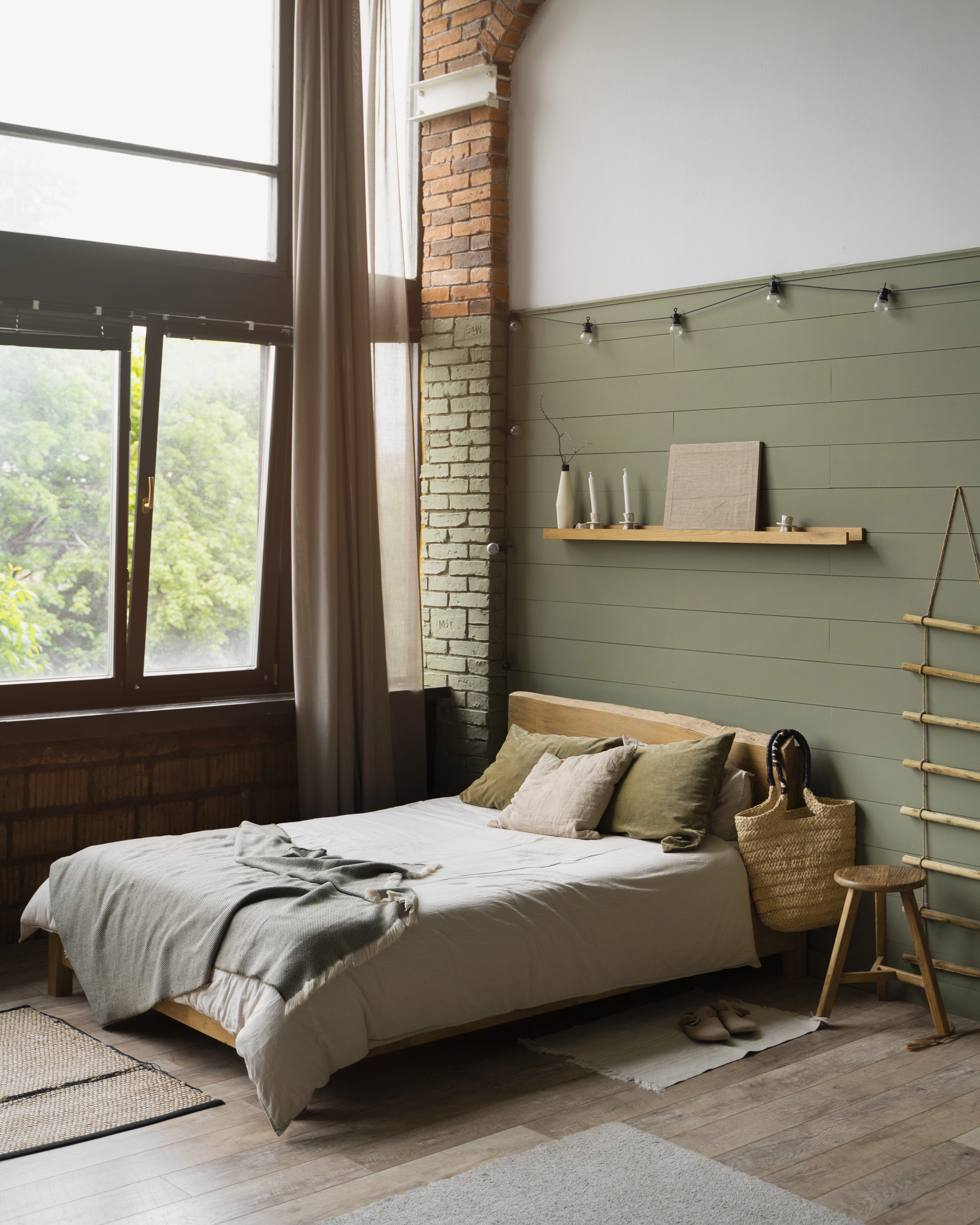 Clean bedroom after move-out